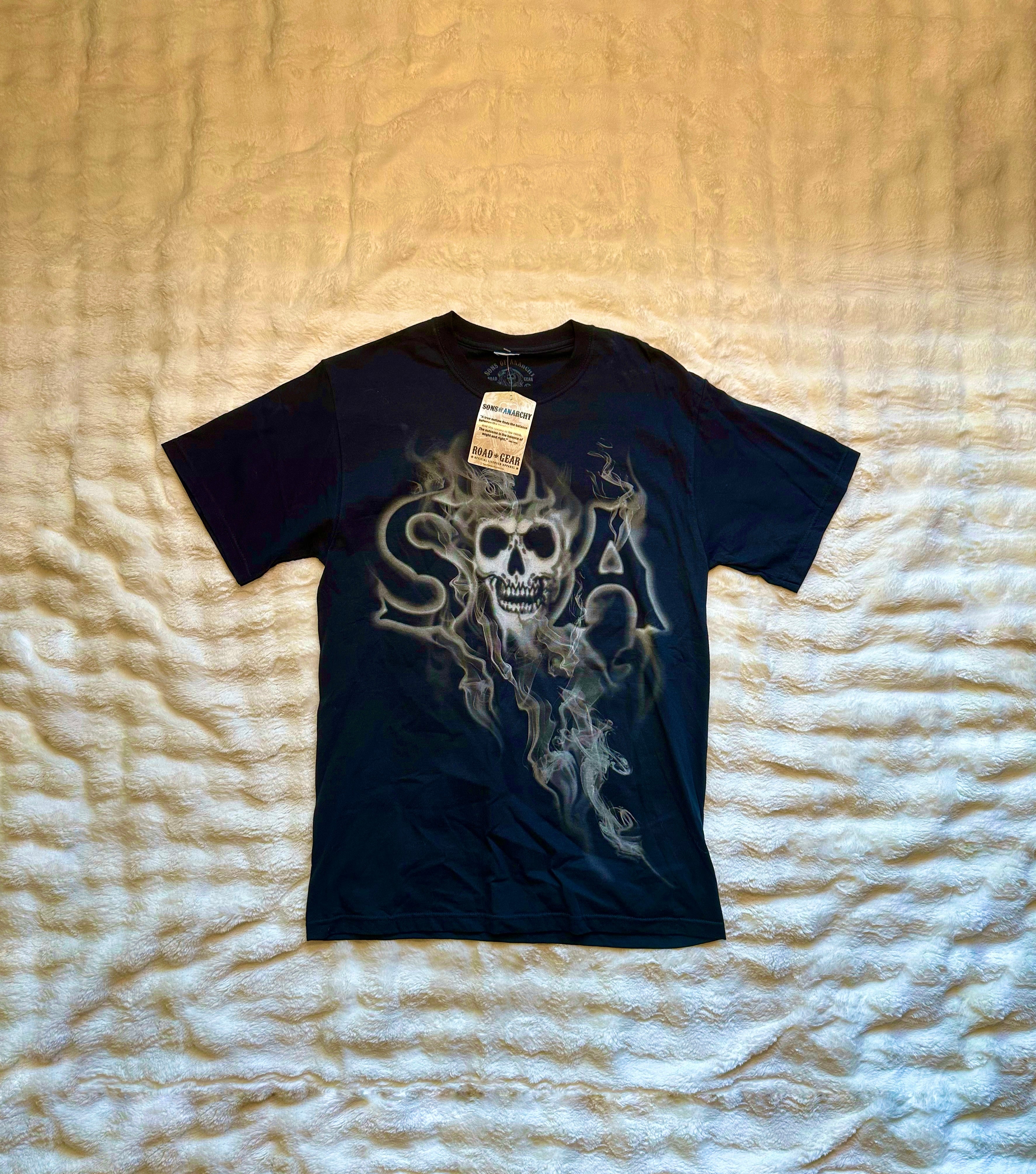 Sons of Anarchy Smoke Skull Graphic T-Shirt