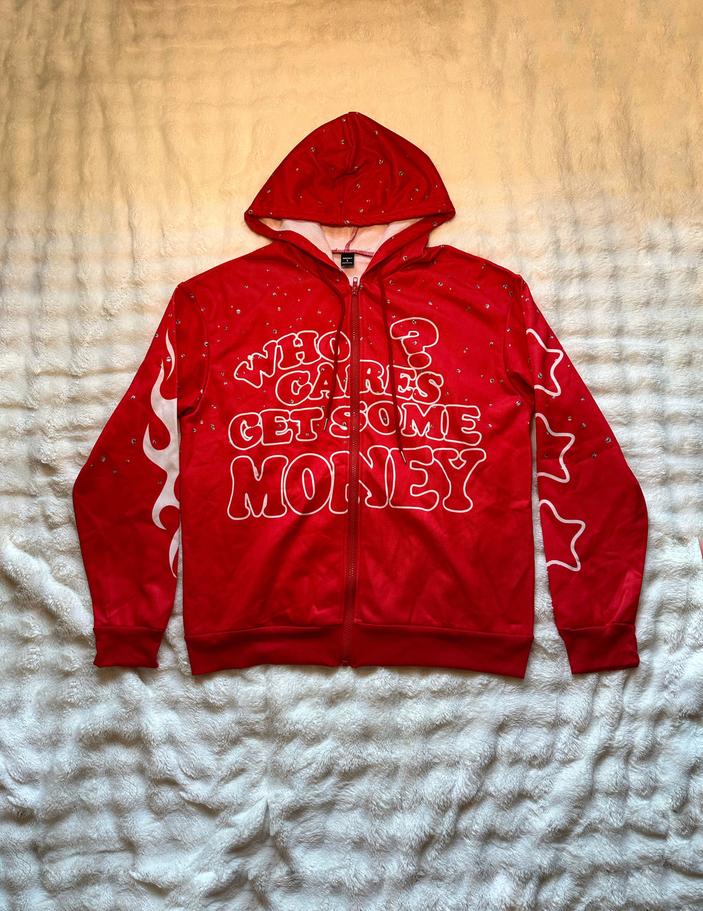 Who Cares? Get Some Money!! Graphic Jackets